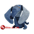 Conception OEM personnalisée! Chien en peluche bleu, animal de peluche en peluche, jouets les mieux faits animaux en peluche